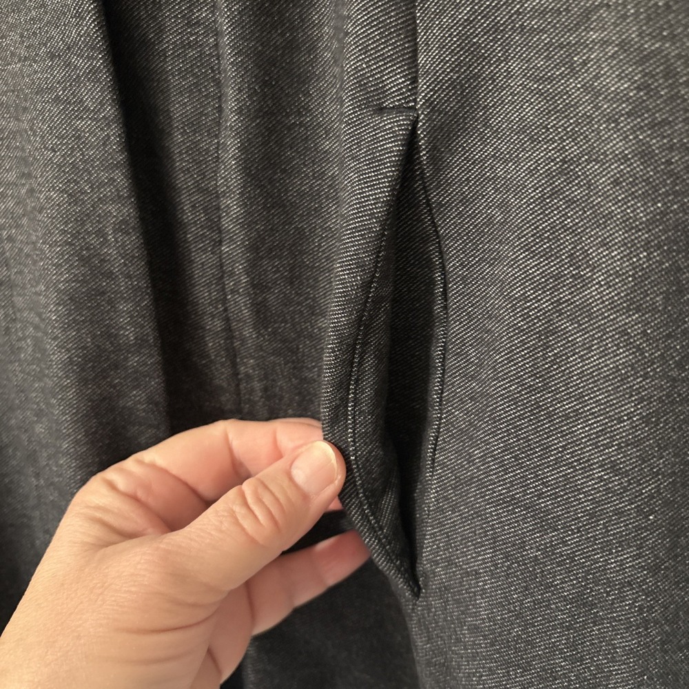 J.Jill Wearever Collection Rayon Single Buttoned Blazer Jacket Gray Size Small - Picture 3 of 16